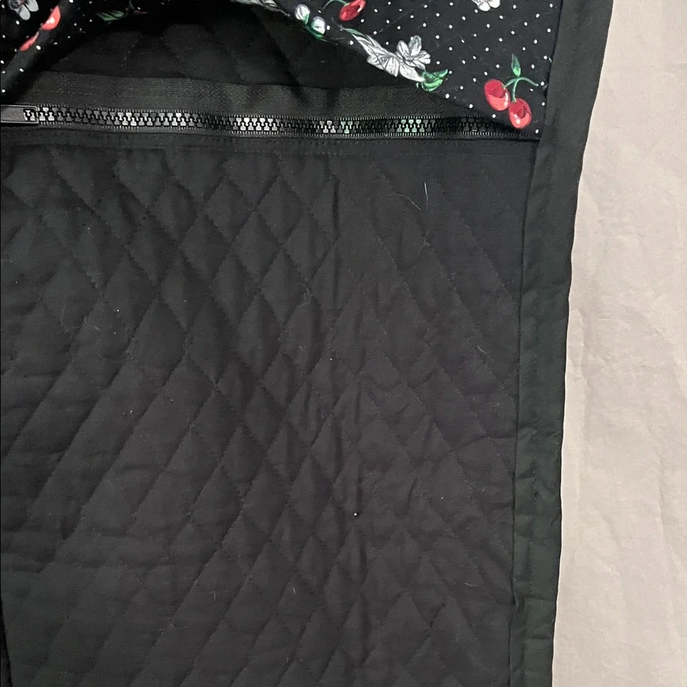 Floral Quilted Garment Bag